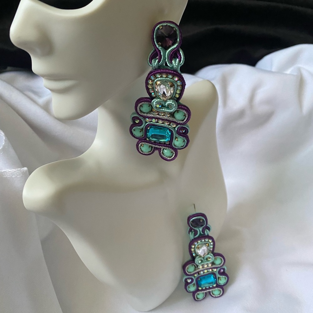 Elegant Multicolor Statement Earrings